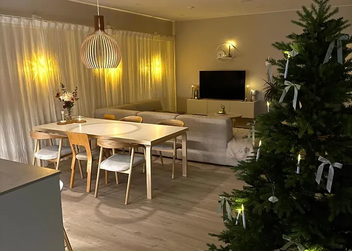 Finnish Design With Outdoor Jacuzzi * Rovaniemi