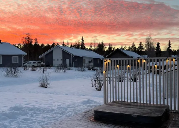 Finnish Design With Outdoor Jacuzzi Villa
