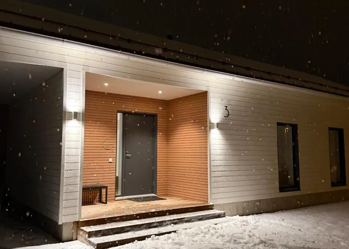 Finnish Design With Outdoor Jacuzzi Villa Rovaniemi